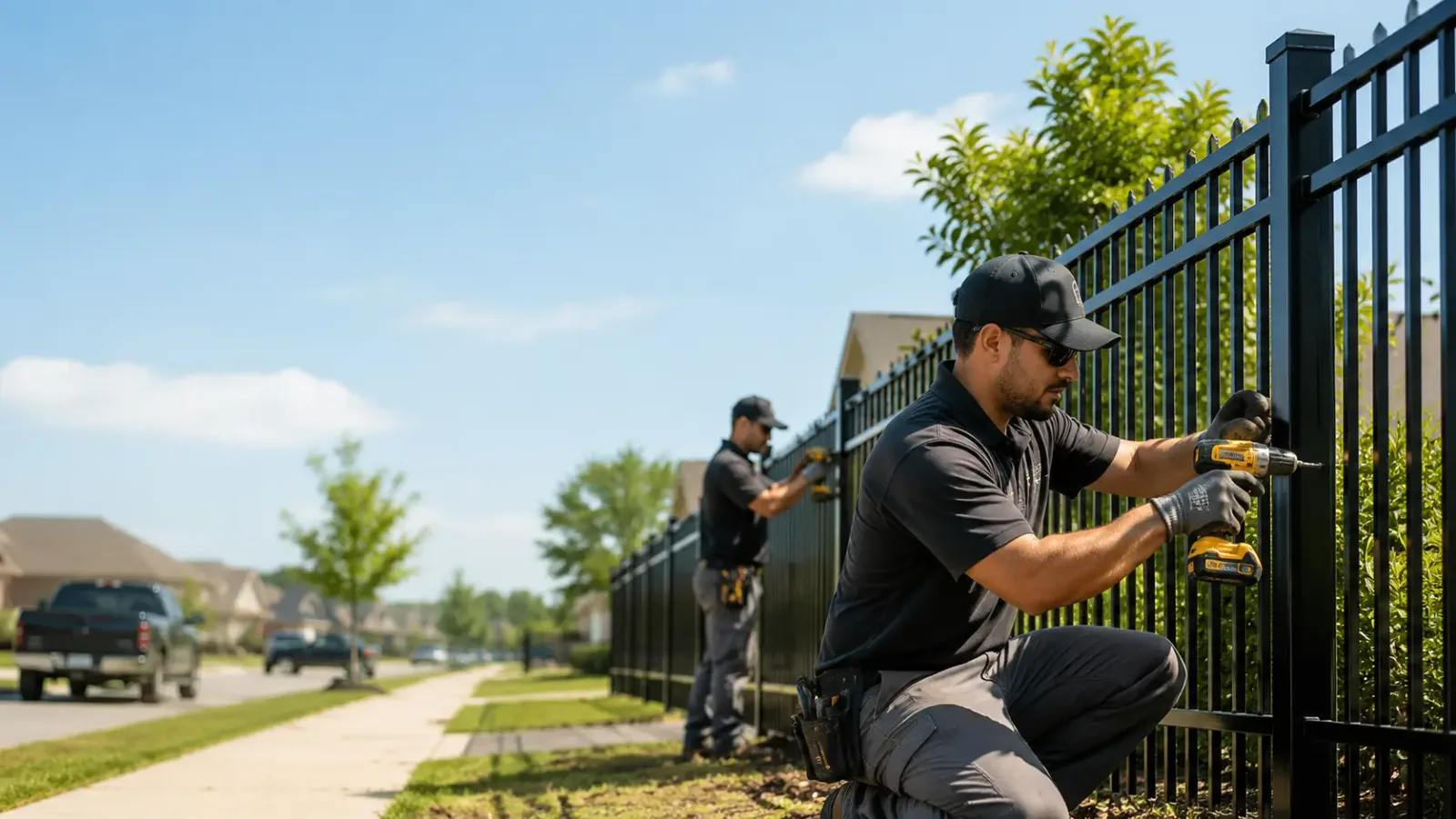 Metal Fence Installation in Danevang, TX